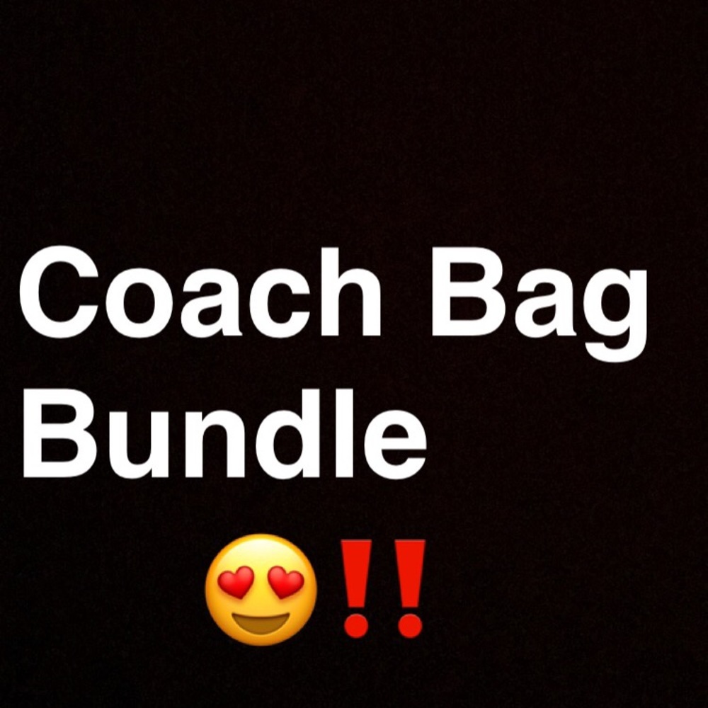 Coach Bag Bundle